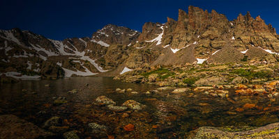 Sky Pond in the Rocky Mountain National Park, Colorado