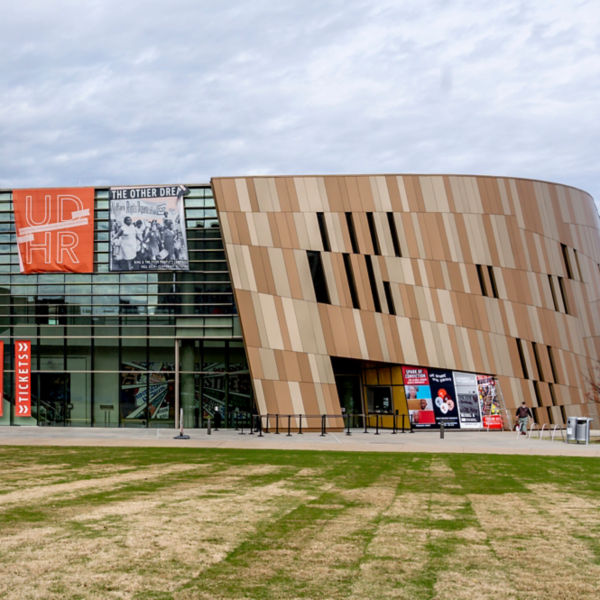 The National Center for Civil and Human Rights in downtown Atlanta, Georgia, USA, a museum dedicated to the achievements of civil rights movement.