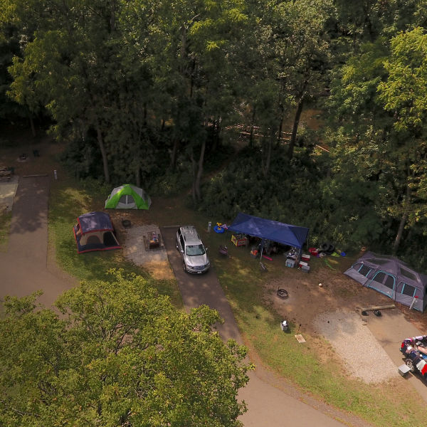 Mohican State Park camp ground