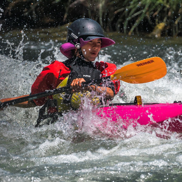 A participant of Paddle Tribal Waters 2022 