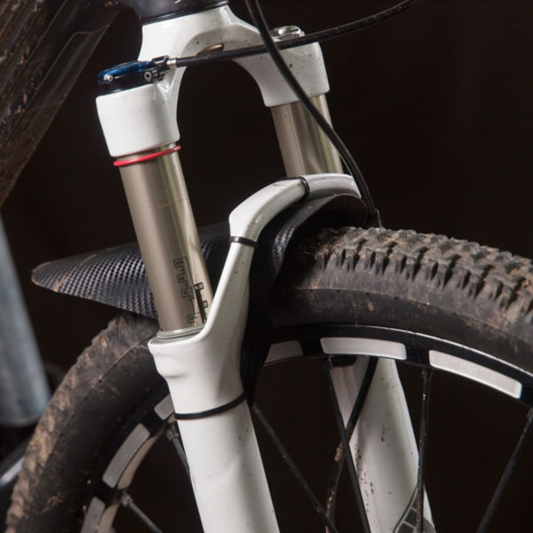 Mountain bike suspension detail