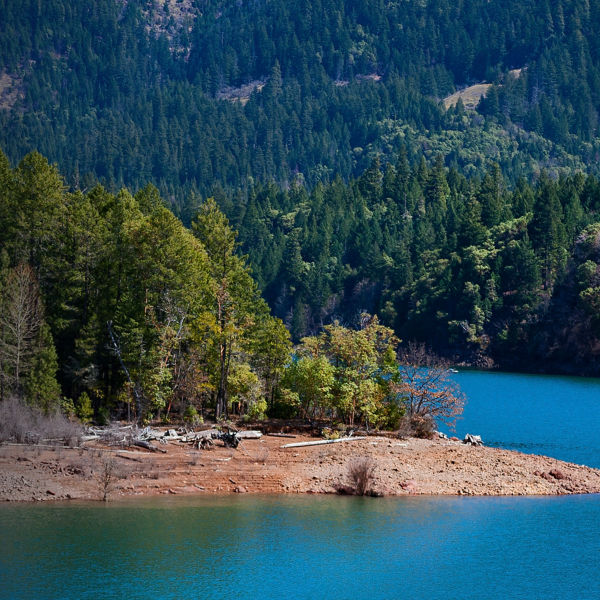 Lost creek lake, a reservoir on the Rogue River in Southern Oregon