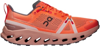 On Cloudsurfer trail shoe.