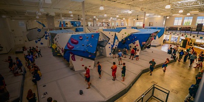 An ariel view of Memphis Rox climbing gym