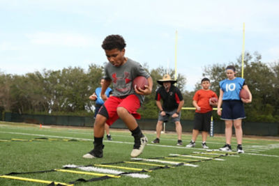 Beginner Football Agility Ladder Drills