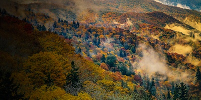 Newfound Gap in Great Smoky Mountains National Park