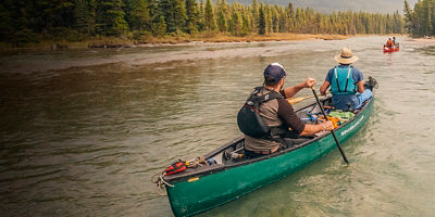 How to Flip a Capsized Canoe