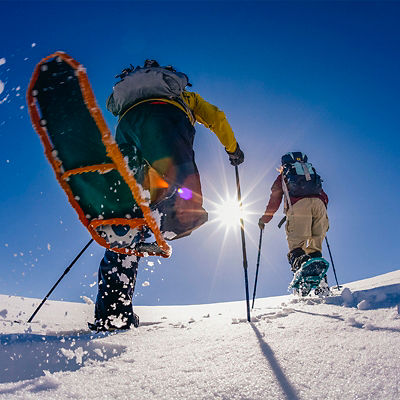 Fishing speedboat with angling man at foggy bay