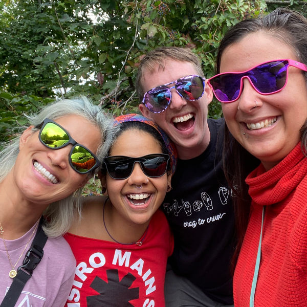 The Flash Foxy team take a selfie together