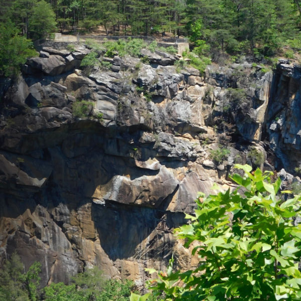Tallulah Gorge State Park is a 2,689-acre Georgia state park adjacent to Tallulah Falls, Georgia, along the county line between Rabun and Habersham Counties. 
