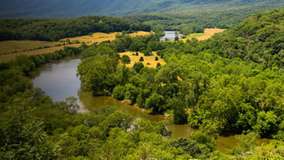 The Shenandoah River in Shenandoah River State Park
