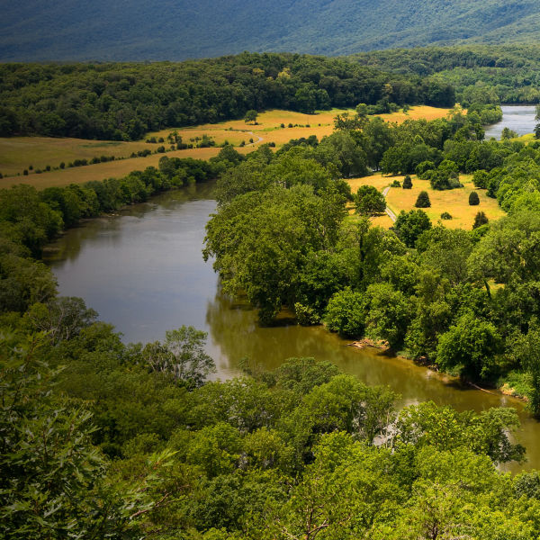 The Shenandoah River in Shenandoah River State Park