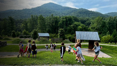 Children play at Wildrock