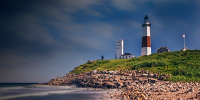 Montauk Point Lighthouse in Long Island, NY