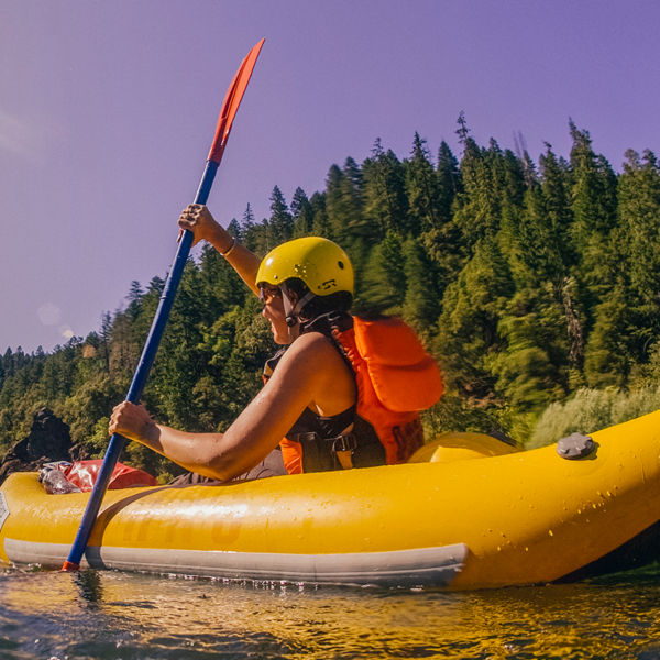 White water rafting along the "Wild and Scenic" Rogue River in southern Oregon.