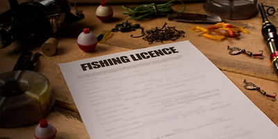 fishing license document