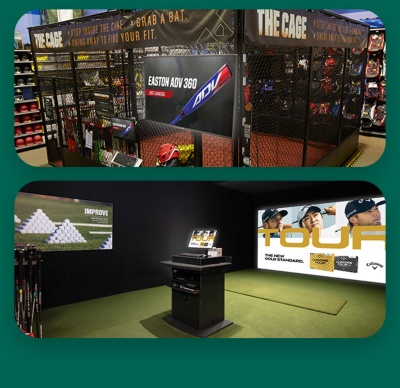 In-Store advertisements at Dick's Sporting Goods 