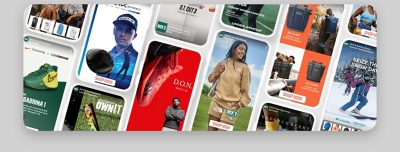 A collage of social media creative designed by Dick's Sporting Goods