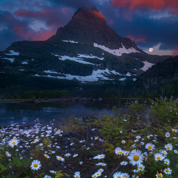 Glacier National Park at dawn