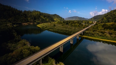 Highway 101 Bridge over the mighty Klamath River