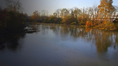 Alum Creek in Autumn, Westerville, Ohio