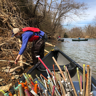 A cleanup on the river with Rivanna Conservation Alliance 