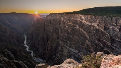 Dragon Point Overlook of Painted Wall, Black Canyon of the Gunnison National Park