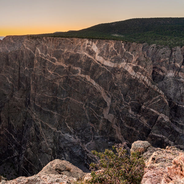 Dragon Point Overlook of Painted Wall, Black Canyon of the Gunnison National Park