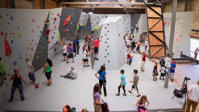 Boulder problems and Climbers at Vital Climbing Gym