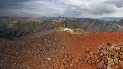 Redcloud Peak Summit in Colorado