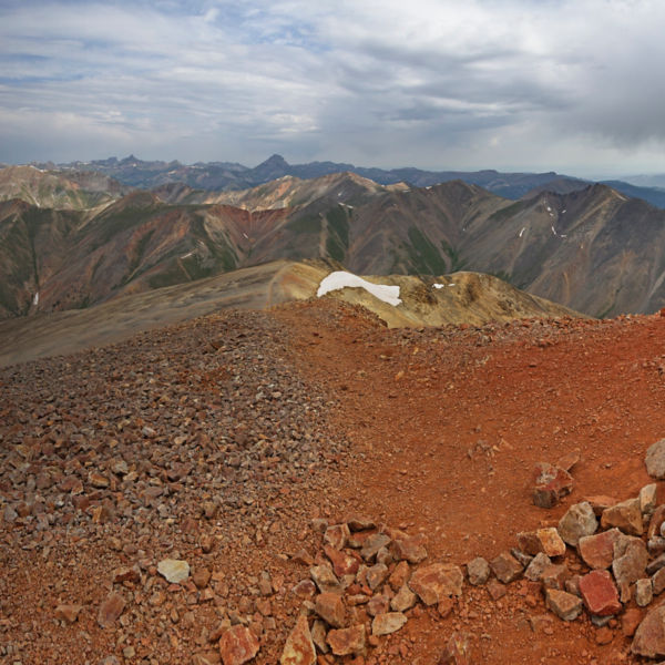 Redcloud Peak Summit in Colorado