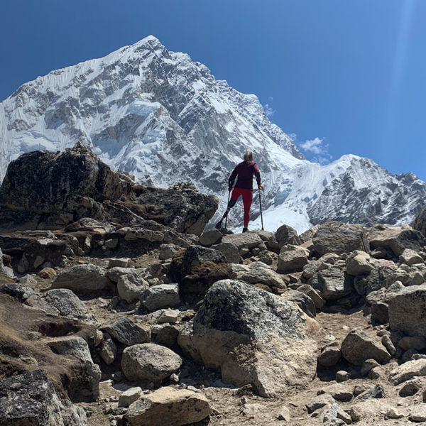 Kirstie Ennis during her Everest expedition 