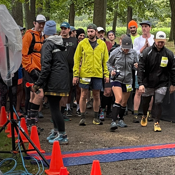  Salomon x Public Lands Trail Fest runners at the start of the race