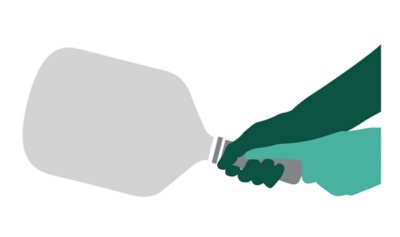 graphic illustration of hand