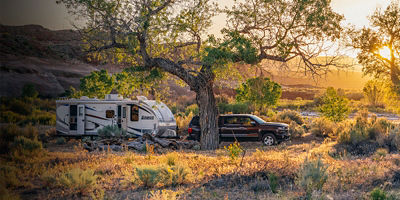 Dispersed camping along one of the BLM roads in Vermillion Cliffs National Monument. 