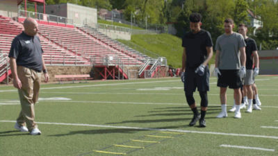 Beginner Football Agility Ladder Drills