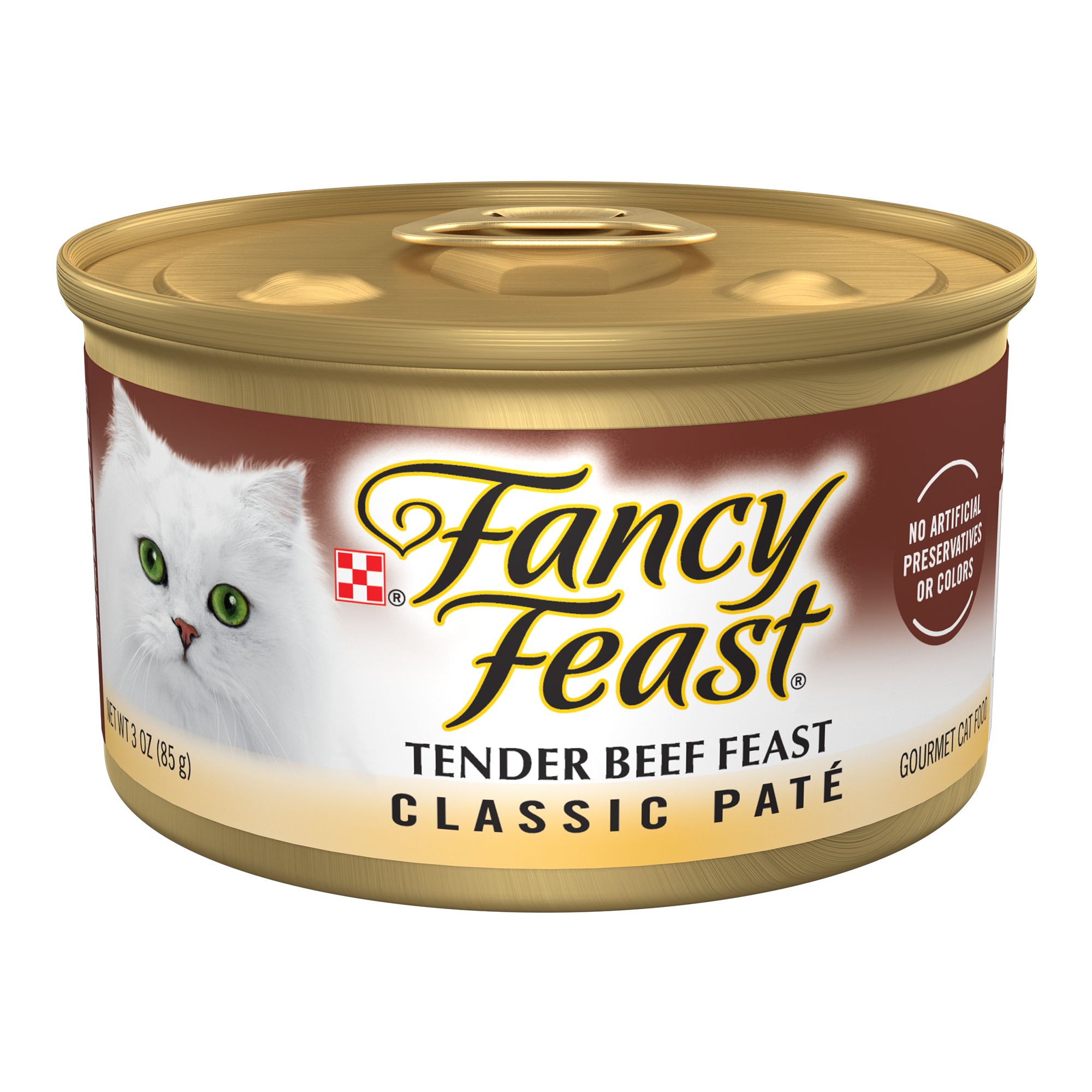 Fancy Feast Adult Classic Pate Wet Cat Food - 3 oz, Flavor: Beef | PetSmart