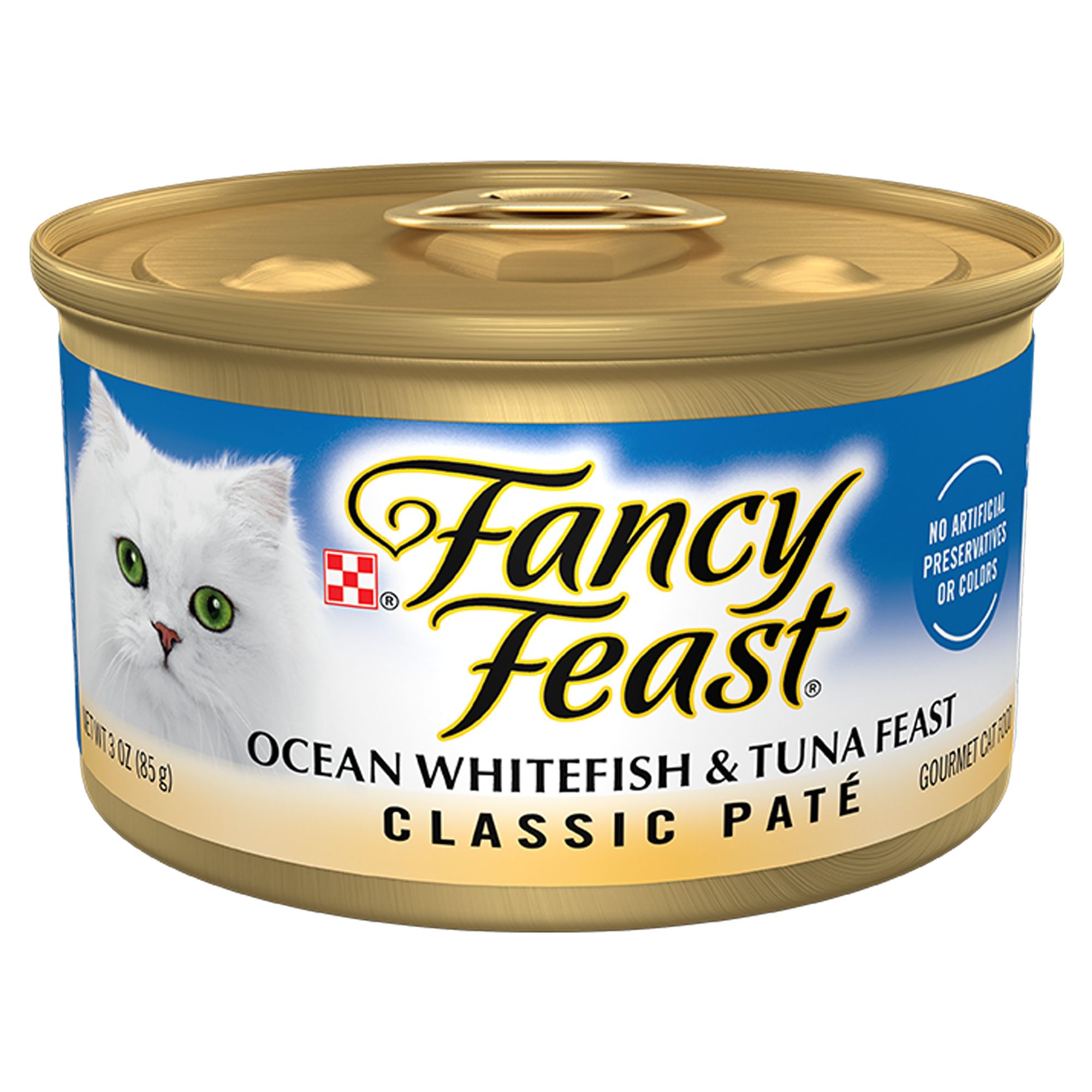 Fancy Feast Adult Classic Pate Wet Cat Food - 3 oz, Flavor: Fish, Tuna | PetSmart