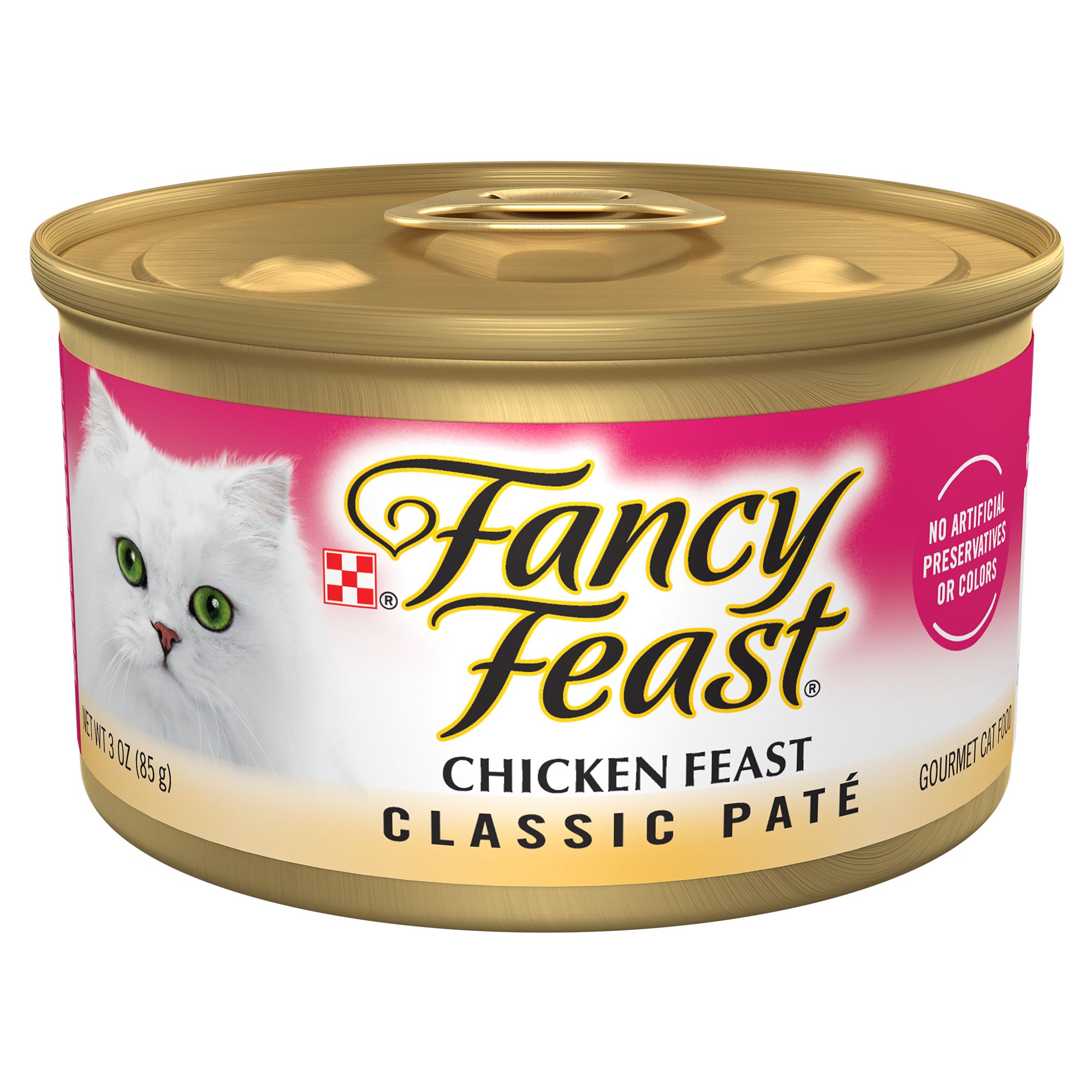 Fancy Feast Adult Classic Pate Wet Cat Food - 3 oz, Flavor: Chicken | PetSmart
