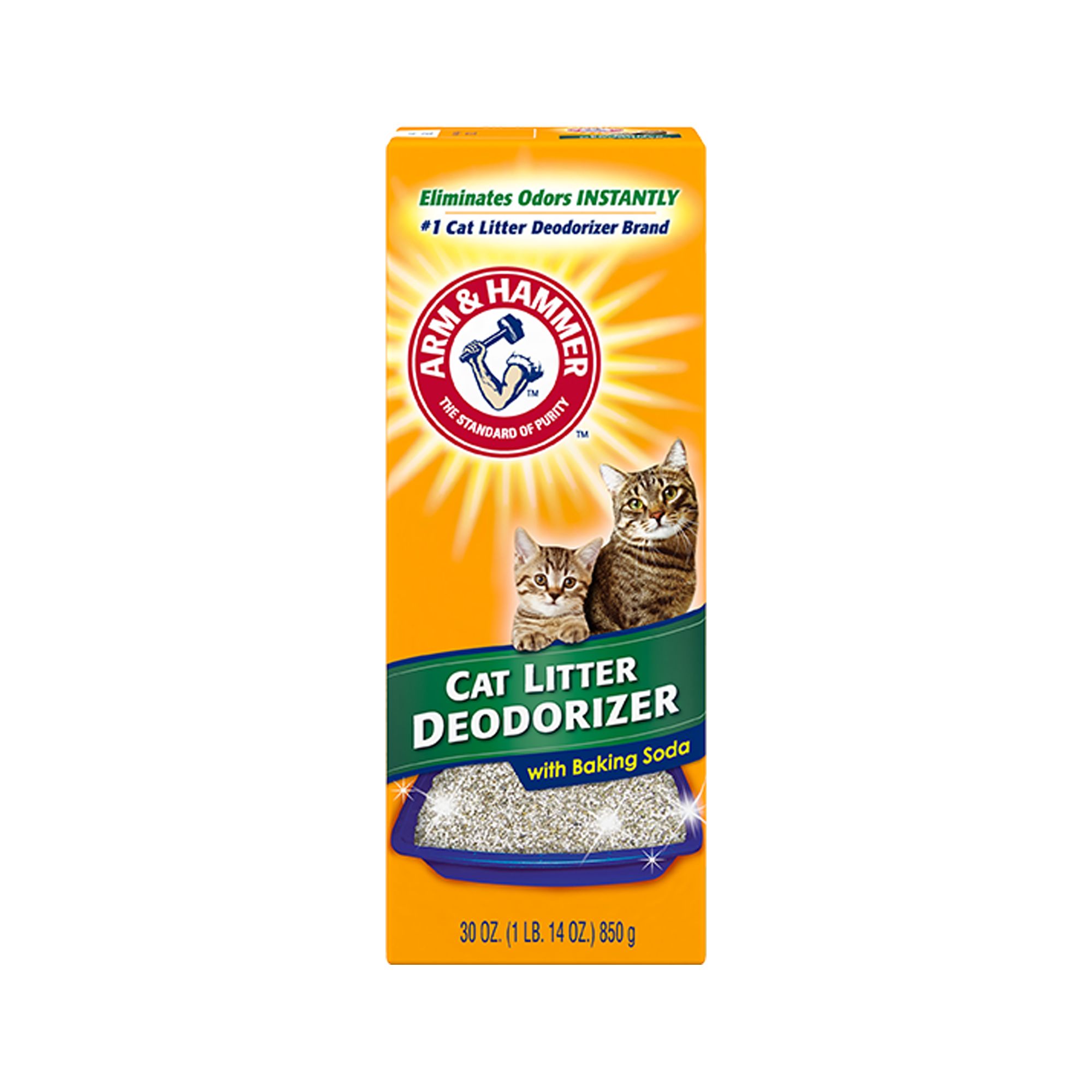 Arm & Hammer Cat Litter Deodorizer With Activated Baking Soda, Eliminates Odor Instantly, Size: 30 oz | PetSmart