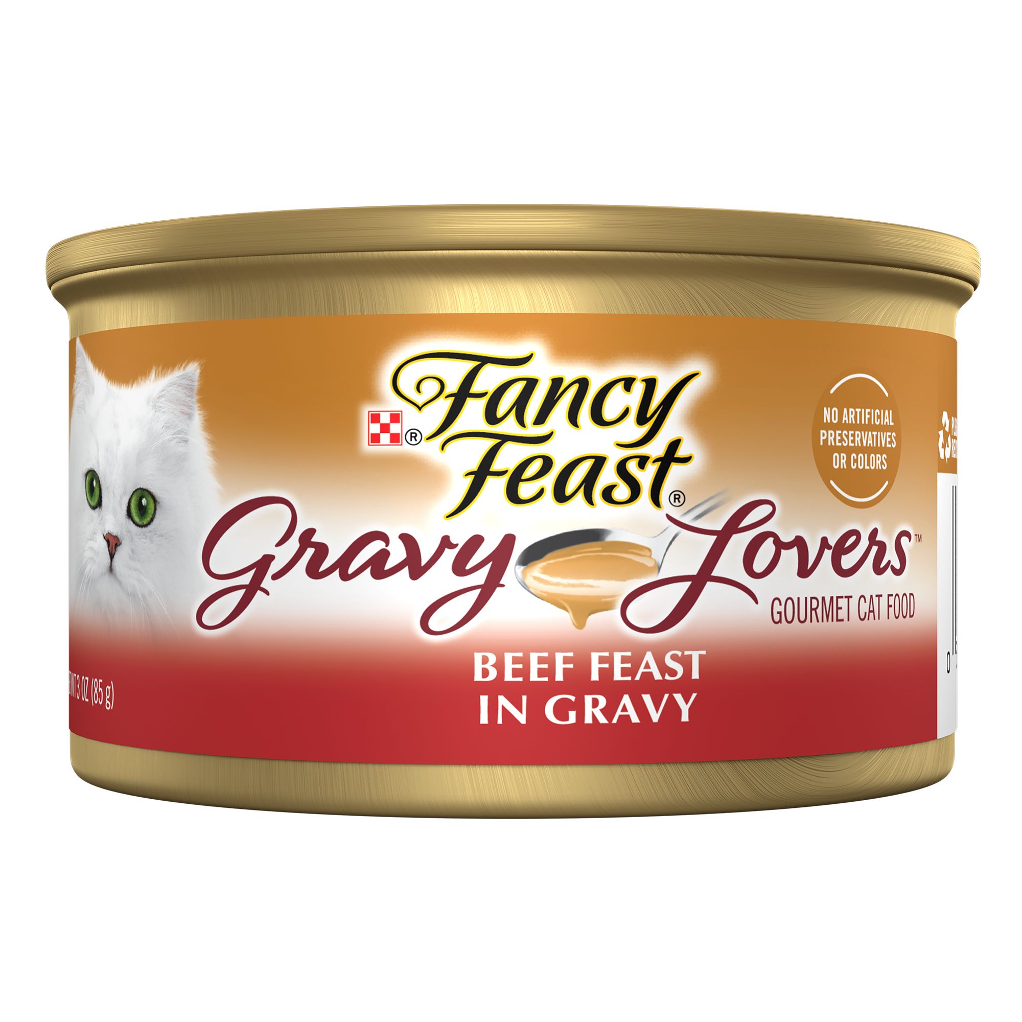 Fancy Feast Gravy Lovers All Life Stages Cat Wet Food - 3 oz, Flavor: Beef | PetSmart