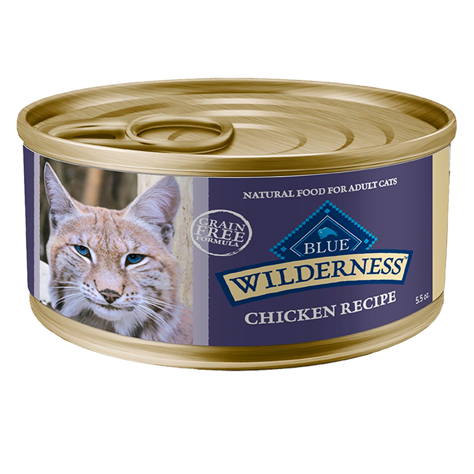 Blue Buffalo Wilderness Adult Wet Cat Food - Grain Free, Pate, 5.5 Oz., Chicken Flavor | PetSmart