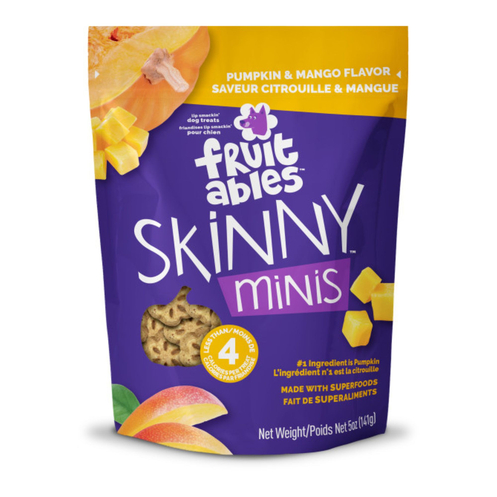 Fruitables Skinny Minis™; Dog Treat - Gluten Free, Pumpkin and Mango, size: 5 oz | PetSmart