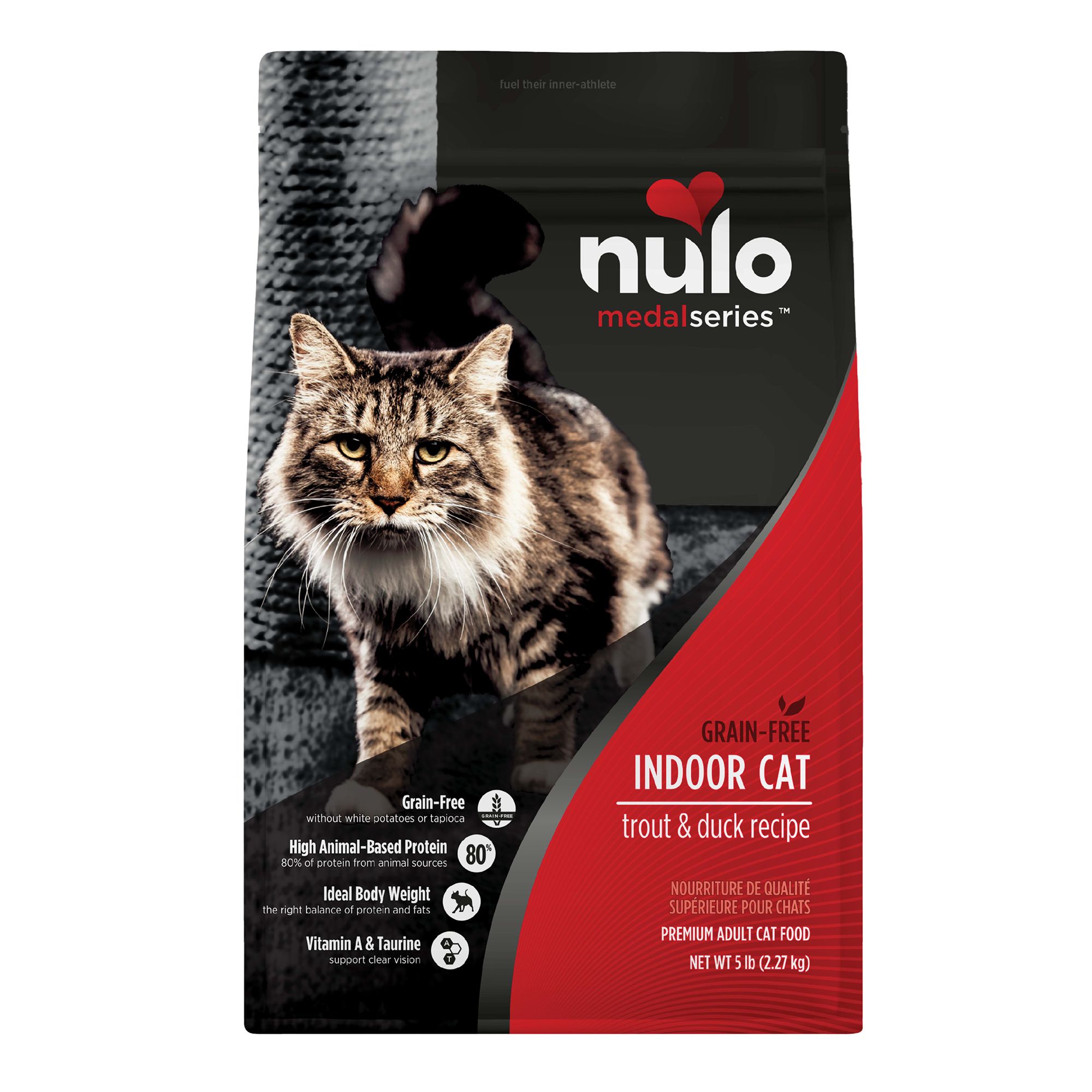 Nulo MedalSeries Adult Dry Cat Food - Grain Free, Trout and Duck, size: 5 lbs | PetSmart