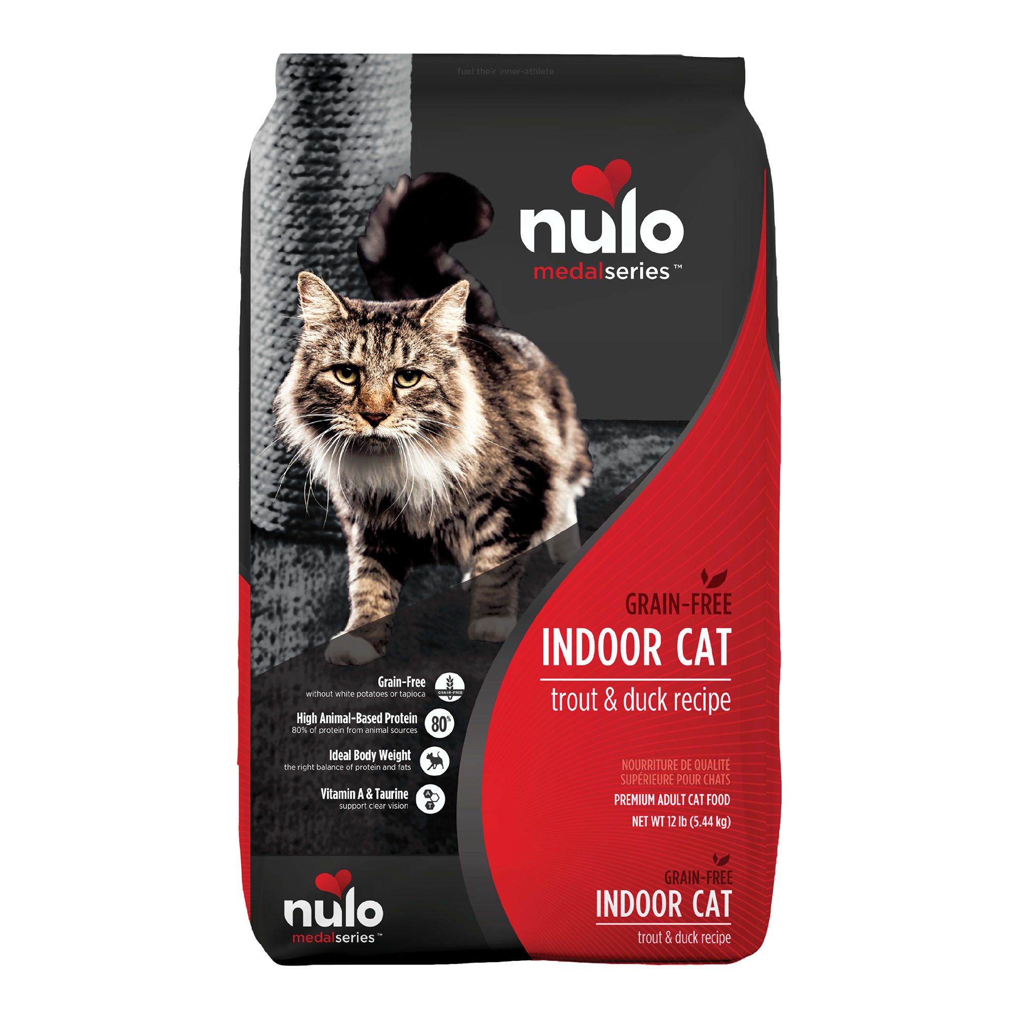 Nulo MedalSeries Adult Dry Cat Food - Grain Free, Trout and Duck, size: 12 lbs | PetSmart