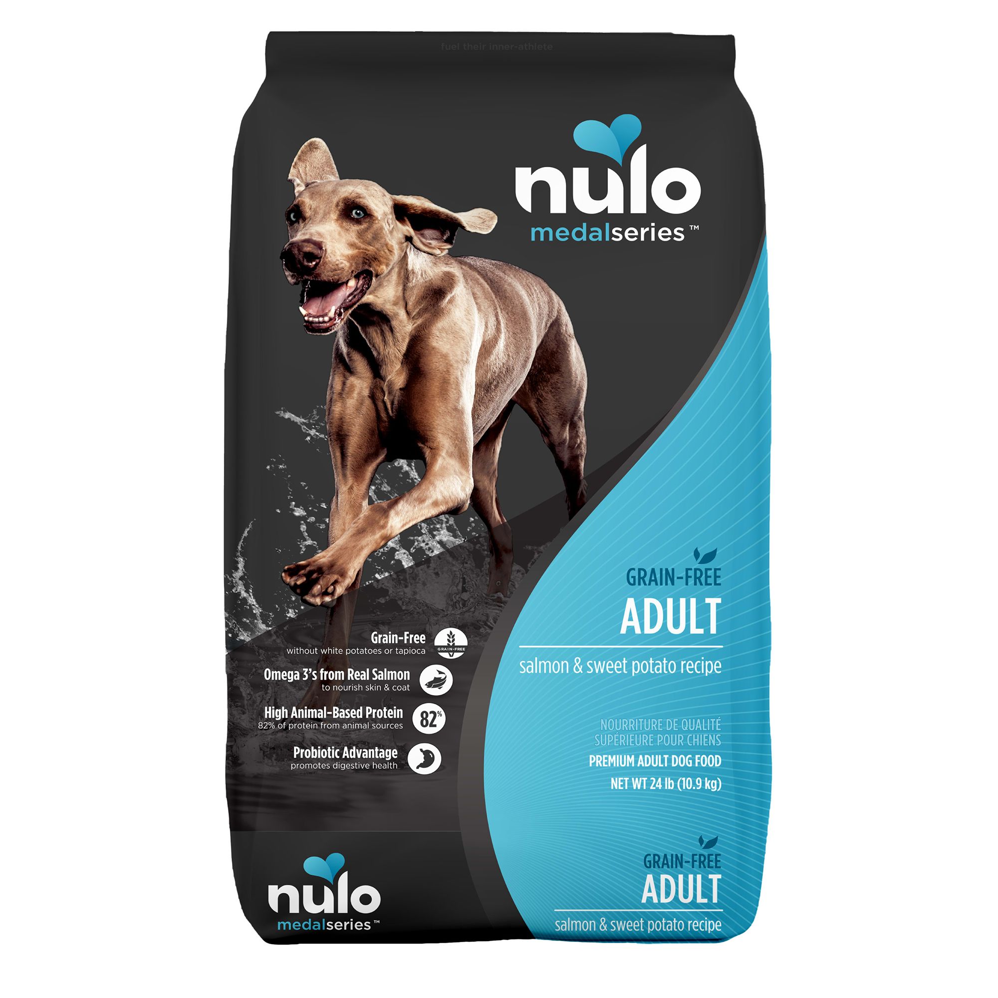 Nulo MedalSeries High Protein Dry Dog Food - Grain Free Salmon and Sweet Potato Recipe, size: 24 lbs | PetSmart