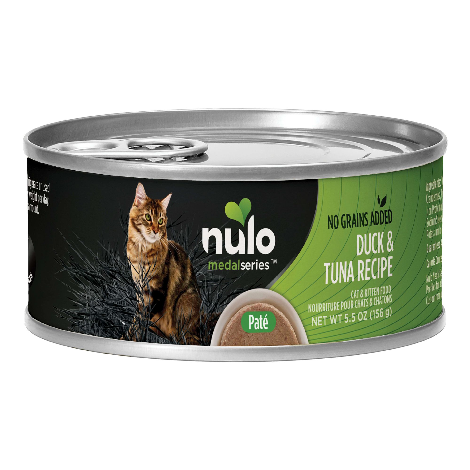 Nulo MedalSeries All Life stages Wet Cat Food - Grain Free, No Corn, Wheat and Soy, 5.5 Oz., Duck and Tuna Flavor | PetSmart