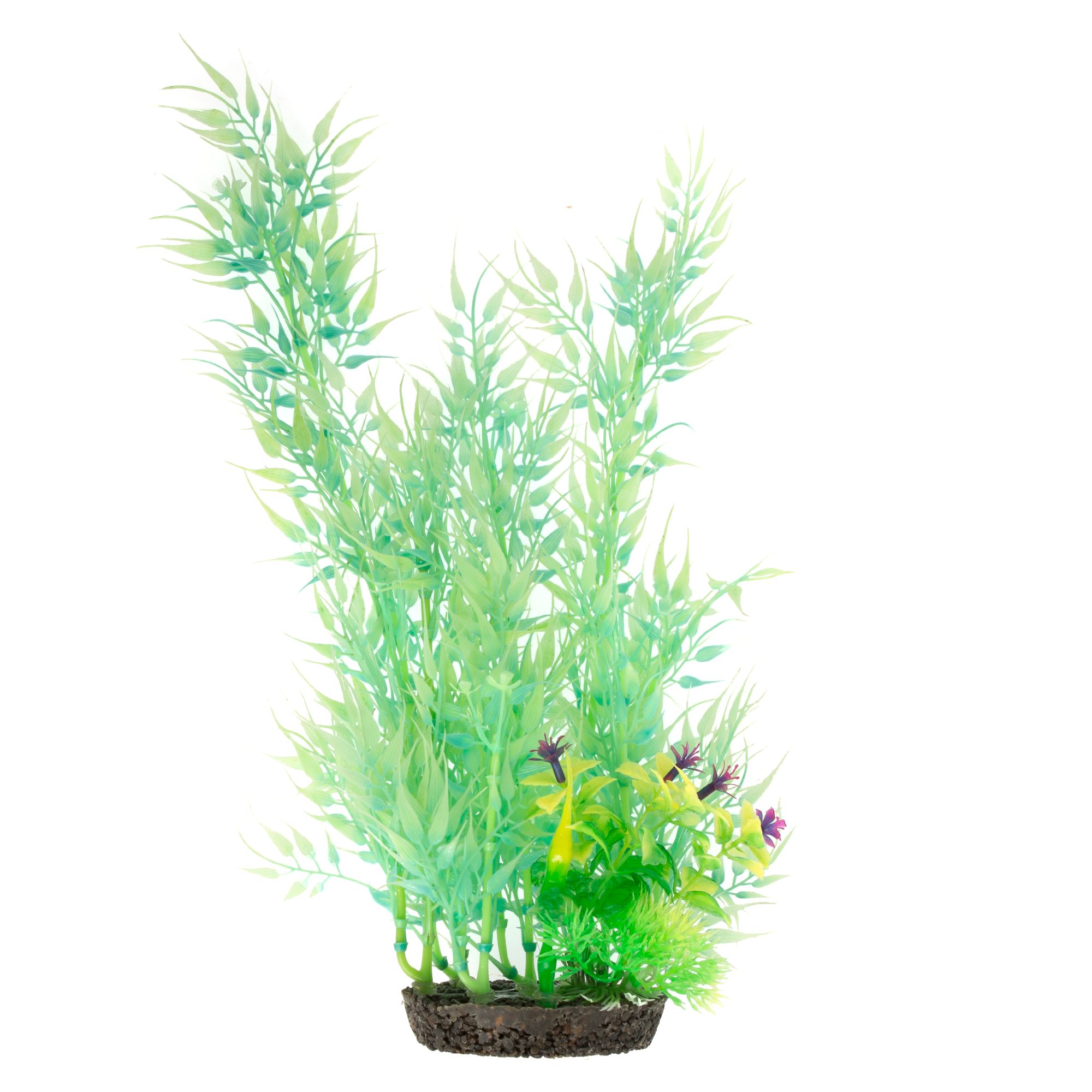 Top Fin Artificial Glow-in-the-Dark Bamboo Aquarium Plant - Fish Tank Decor - 18 in in Green | PetSmart