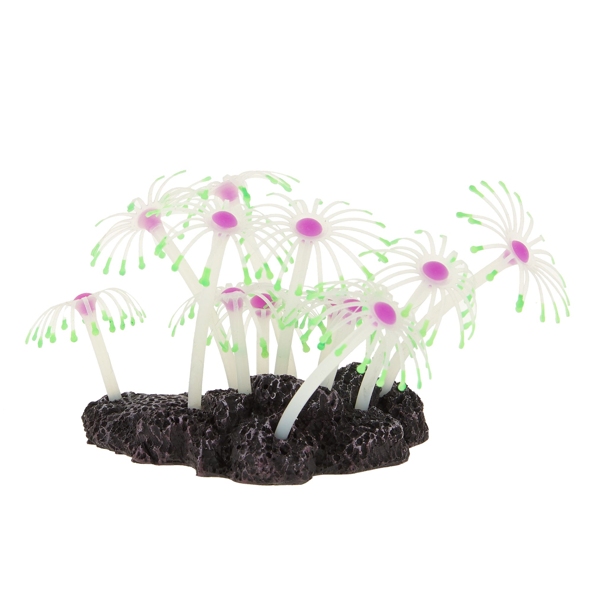 Top Fin Glow-in-the-Dark Moveable Flower Aquarium Ornament - Fish Tank Decor - Small | PetSmart