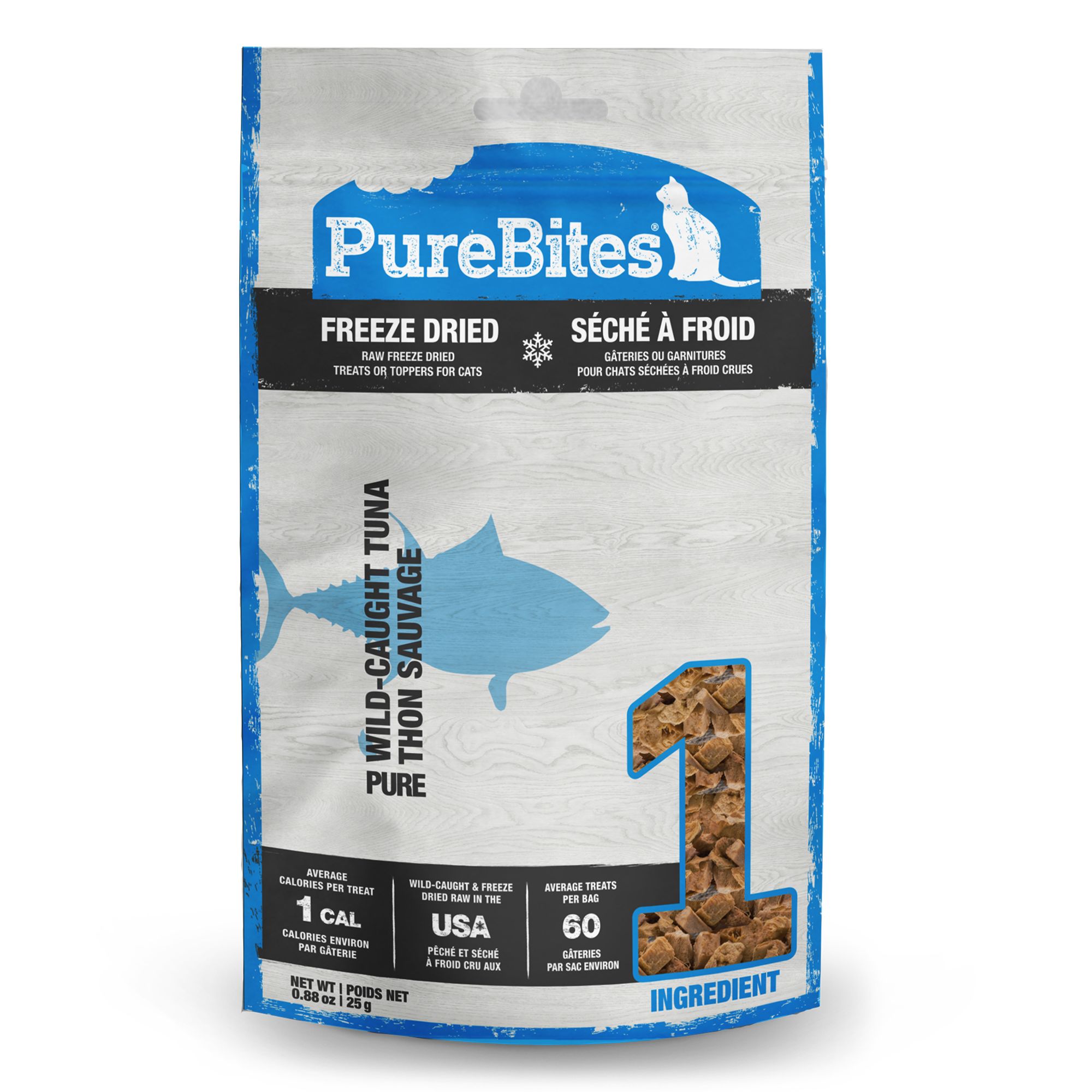 Purebites Freeze Dried Cat Treat - Tuna, size: 0.88 oz | PetSmart